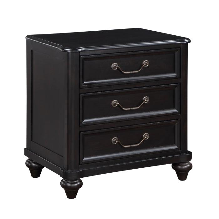 Homelegance - Herman Night Stand In Charcoal Brown - 1420-4 - ATL FURNITURE
