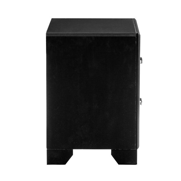 Homelegance - Aveline Night Stand In Black - 1428Bk-4 - ATL FURNITURE