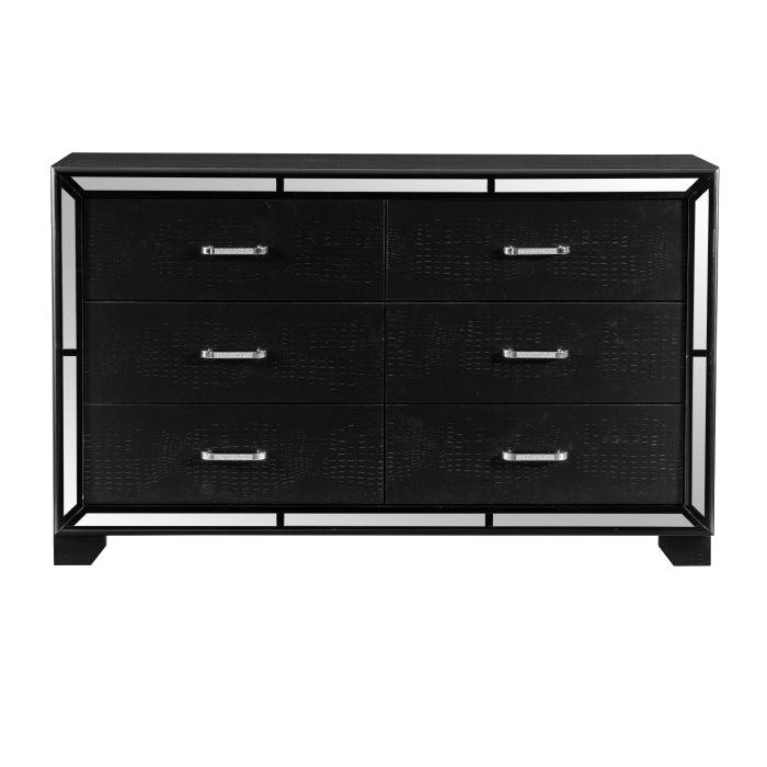 Homelegance - Aveline Dresser In Black - 1428Bk-5 - ATL FURNITURE