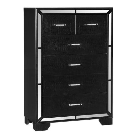 Homelegance - Aveline Chest In Black - 1428Bk-9 - ATL FURNITURE