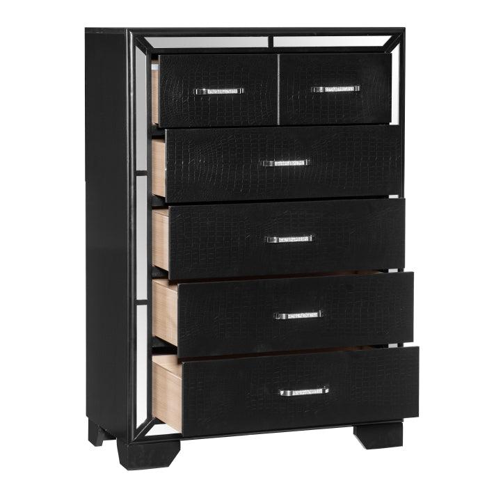 Homelegance - Aveline Chest In Black - 1428Bk-9 - ATL FURNITURE