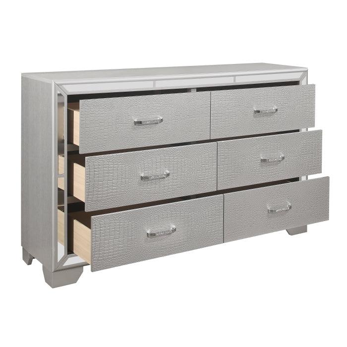 Homelegance - Aveline Dresser In Silver - 1428Sv-5 - ATL FURNITURE