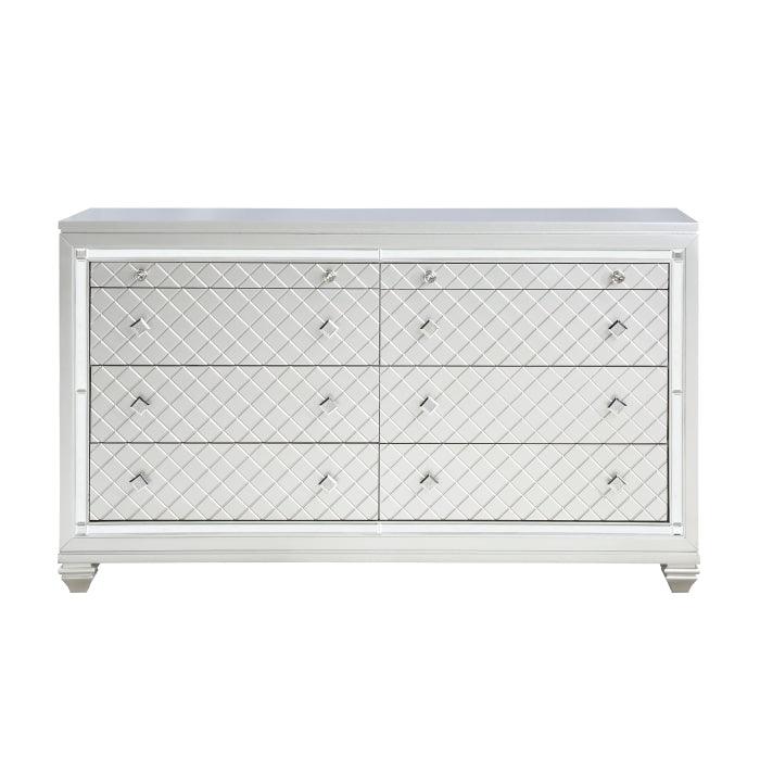 Homelegance - Leesa Dresser In Silver - 1430-5 - ATL FURNITURE