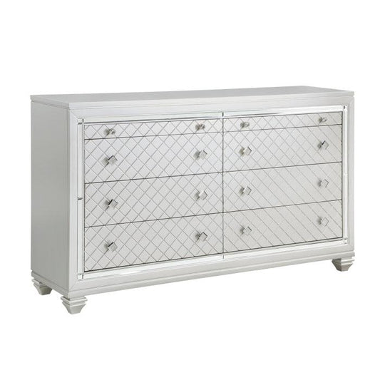 Homelegance - Leesa Dresser In Silver - 1430-5 - ATL FURNITURE