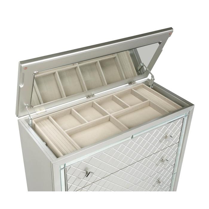 Homelegance - Leesa Chest In Silver - 1430-9 - ATL FURNITURE