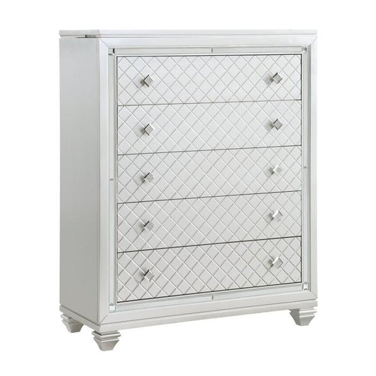 Homelegance - Leesa Chest In Silver - 1430-9 - ATL FURNITURE