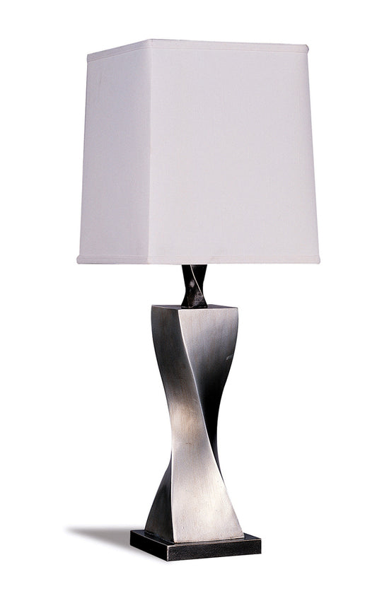 Keene 30-inch Tapered Shade Table Lamp Silver (Set of 2)