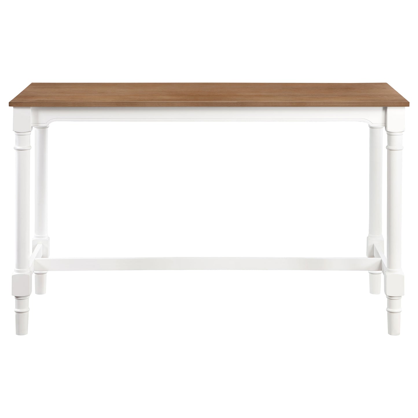 Martina 5-piece Rectangular Counter Height Dining Set with Stools Brown and White