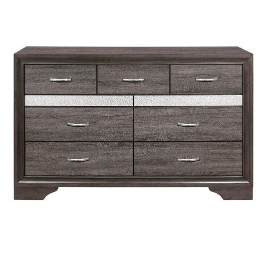 Homelegance - Luster Dresser In Gray - 1505-5 - ATL FURNITURE