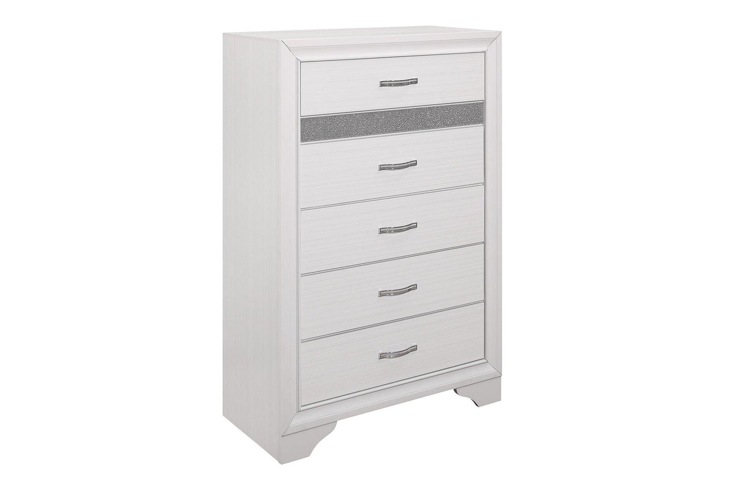 Homelegance - Luster Chest In White - 1505W-9 - ATL FURNITURE