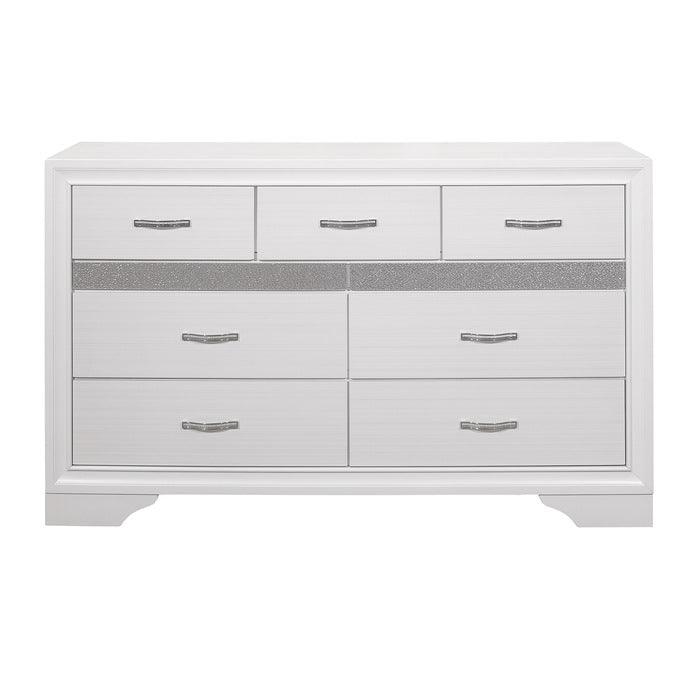 Homelegance - Luster Dresser In White - 1505W-5 - ATL FURNITURE