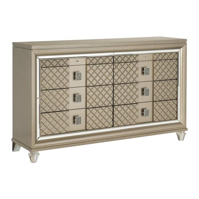 Homelegance - Loudon Dresser In Champagne - 1515-5 - ATL FURNITURE