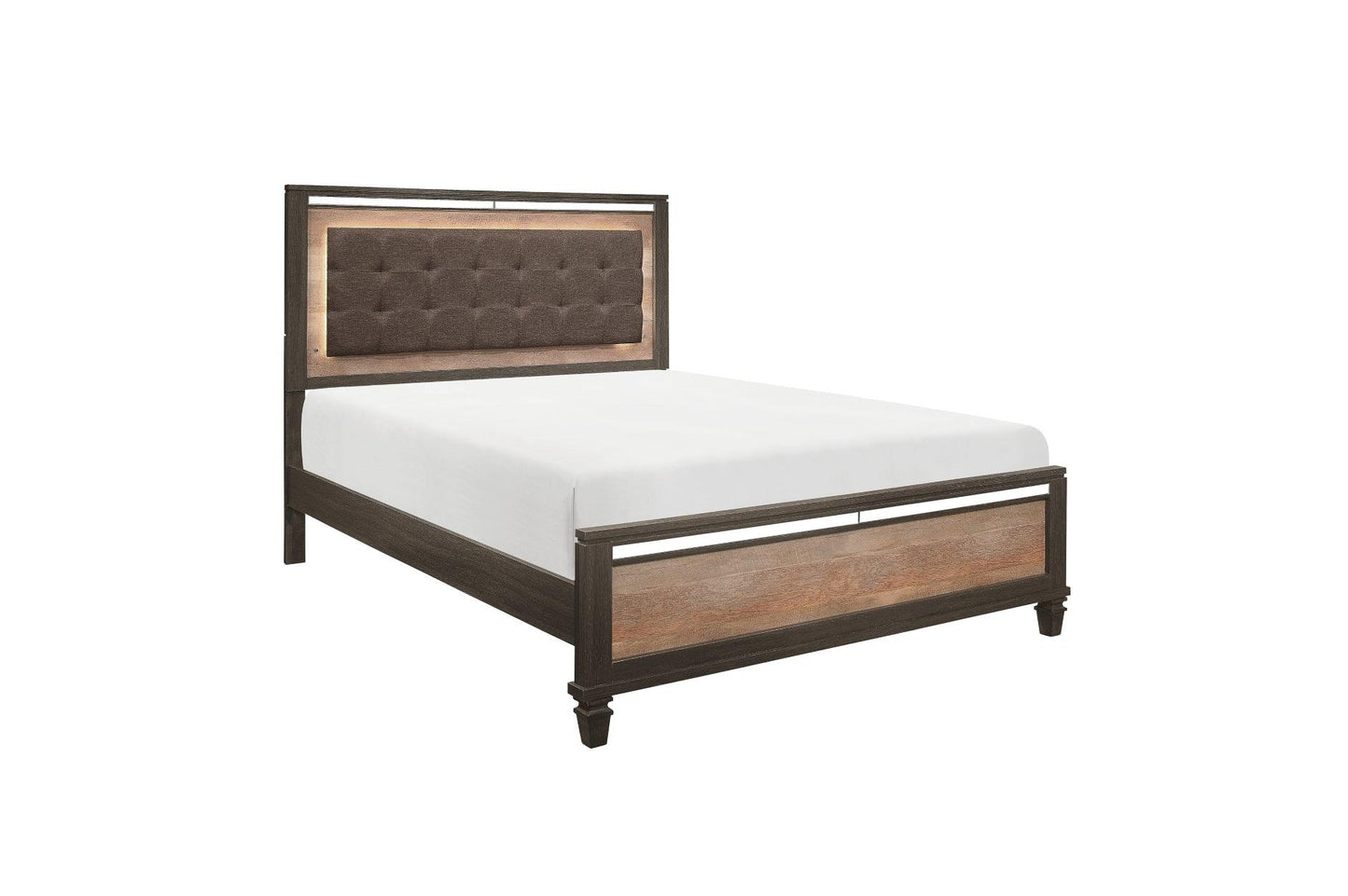 Homelegance - Danridge Eastern King Bed With Led Lighting In Brown - 1518K-1Ek* - ATL FURNITURE