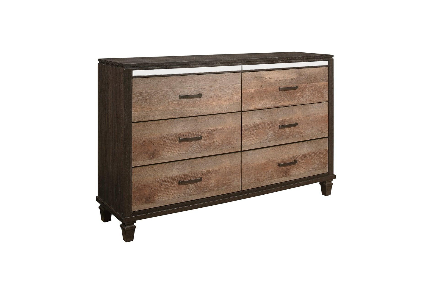 Homelegance - Danridge Dresser And Mirror In Brown - 1518-6 - ATL FURNITURE