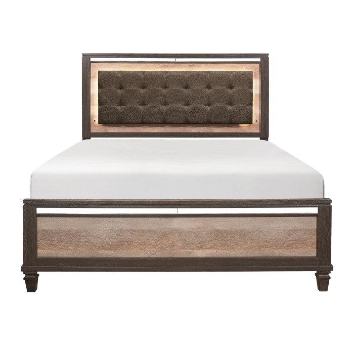 Homelegance - Danridge Eastern King Bed With Led Lighting In Brown - 1518K-1Ek* - ATL FURNITURE