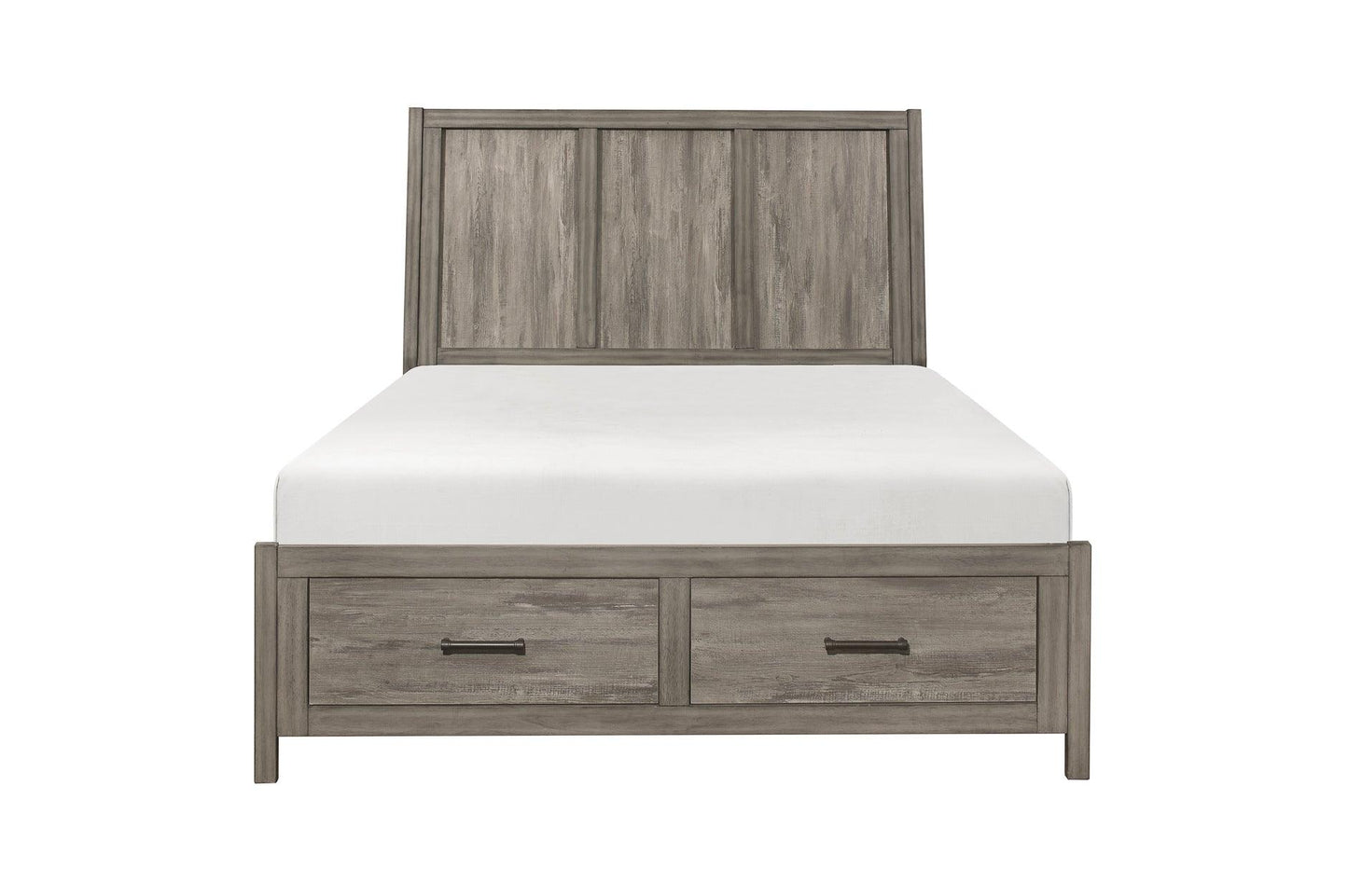 Homelegance - Bainbridge 5 Piece Queen Bedroom Set In Weathered Gray - 1526-1-5Set - ATL FURNITURE