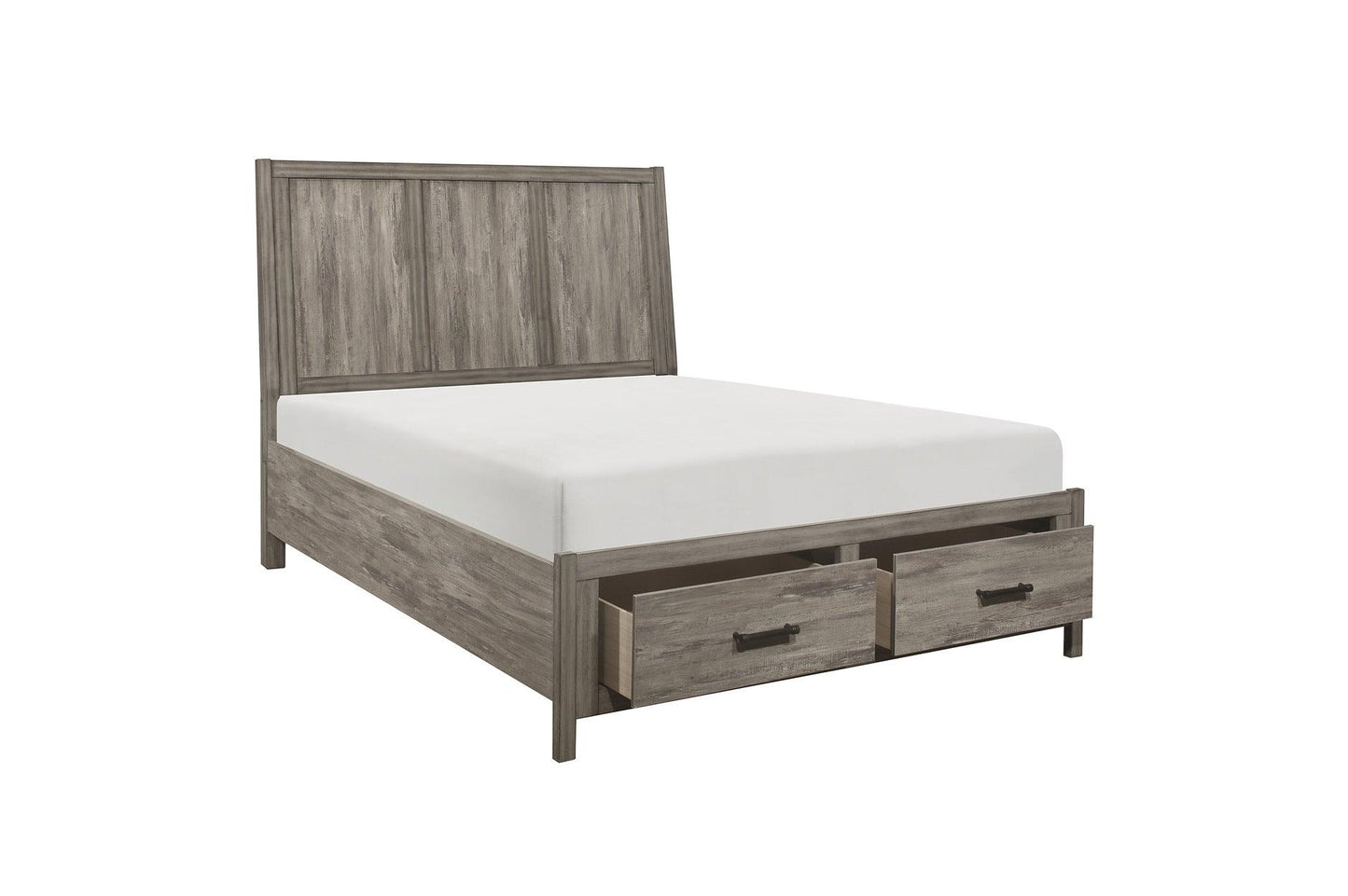 Homelegance - Bainbridge 6 Piece Eastern King Bedroom Set In Weathered Gray - 1526K-1Ek-6Set - ATL FURNITURE