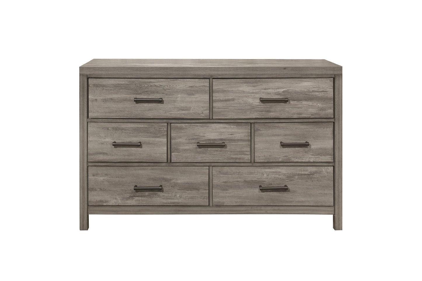 Homelegance - Bainbridge Dresser And Mirror In Weathered Gray - 1526-6 - ATL FURNITURE