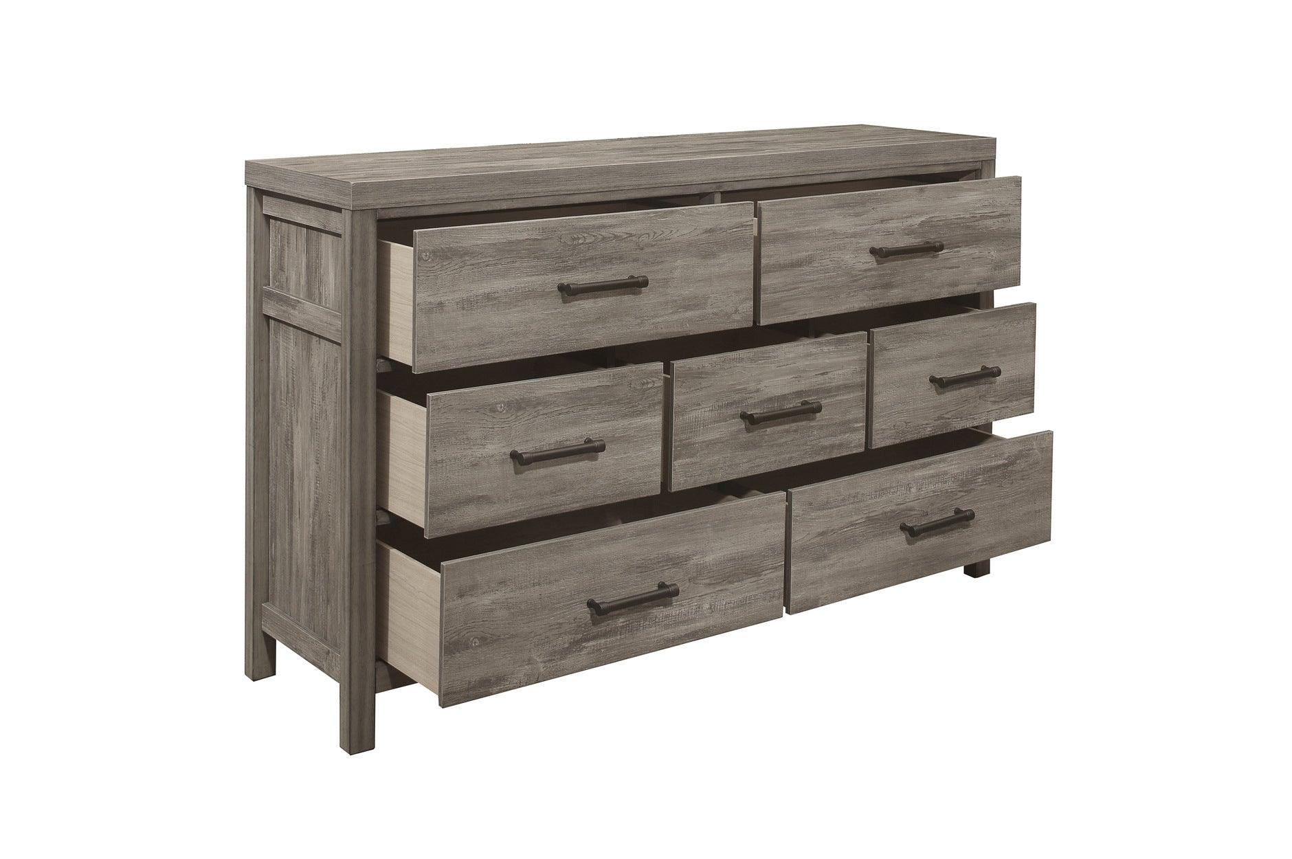 Homelegance - Bainbridge Dresser In Weathered Gray - 1526-5 - ATL FURNITURE