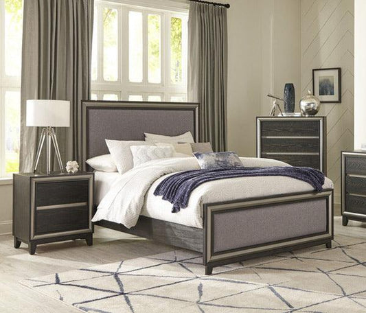 Homelegance - Grant 3 Piece Queen Bedroom Set In Gray - 1536-1-3Set - ATL FURNITURE