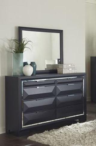 Homelegance - Rosemont Dresser And Mirror In Midnight Blue - 1553-Dm - ATL FURNITURE