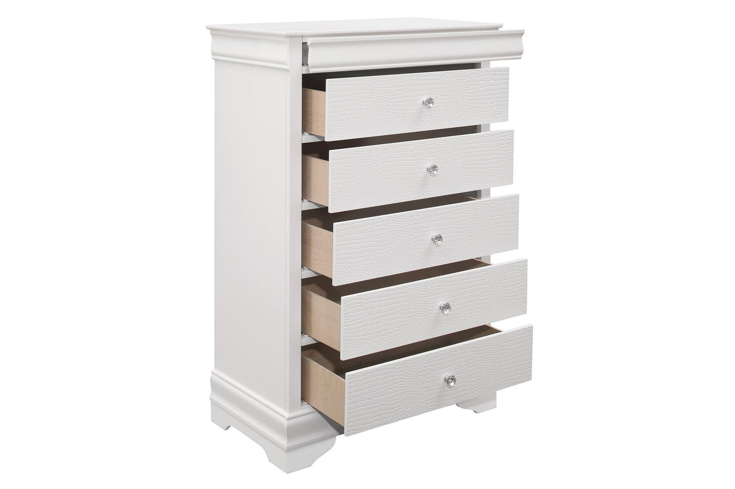 Homelegance - Lana Chest In White - 1556W-9 - ATL FURNITURE