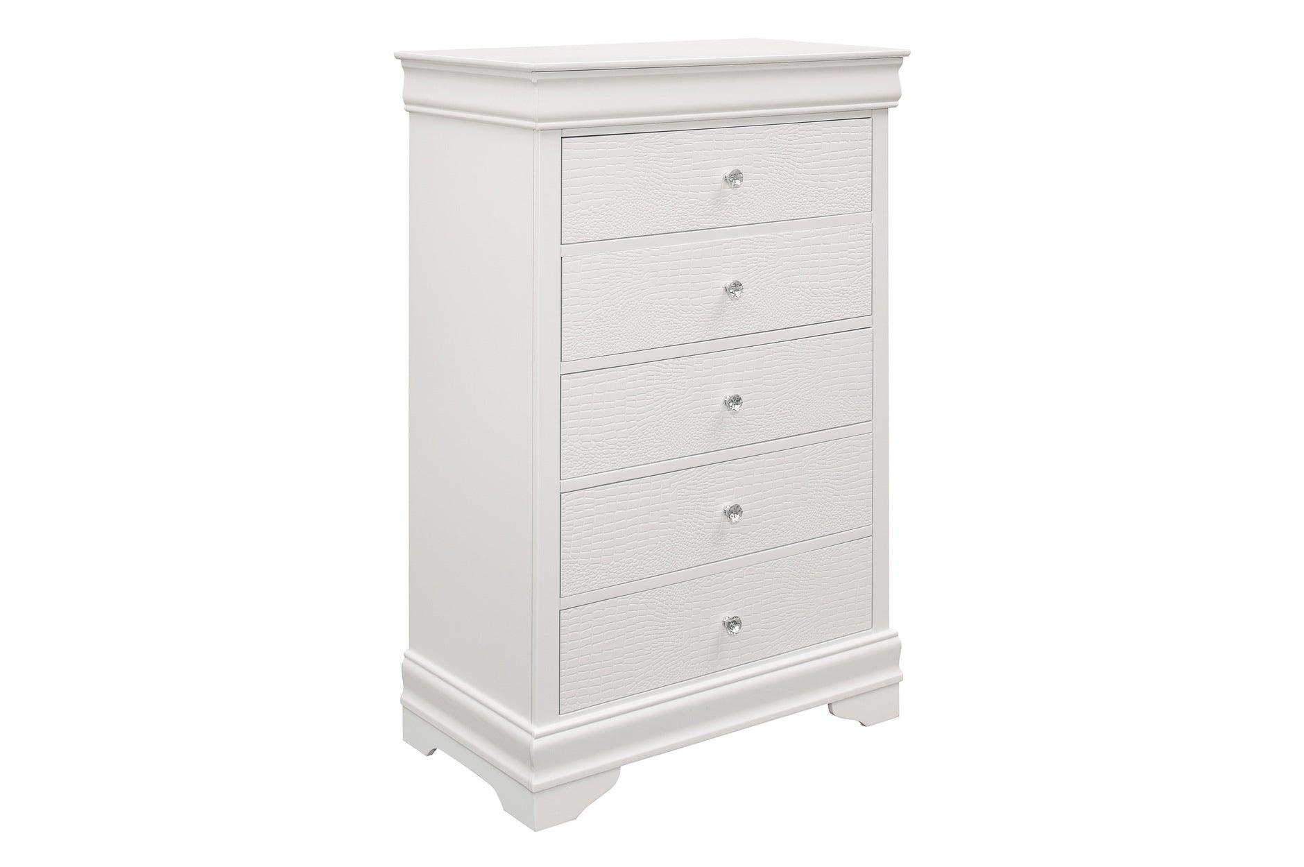 Homelegance - Lana Chest In White - 1556W-9 - ATL FURNITURE