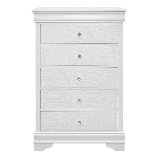 Homelegance - Lana Chest In White - 1556W-9 - ATL FURNITURE