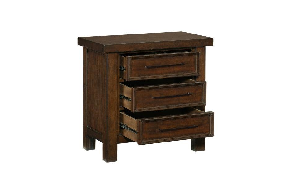 Homelegance - Logandale Night Stand In Brown - 1559-N - ATL FURNITURE