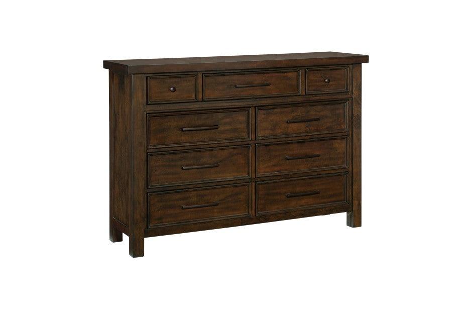 Homelegance - Logandale Dresser And Mirror In Brown - 1559-Dm - ATL FURNITURE