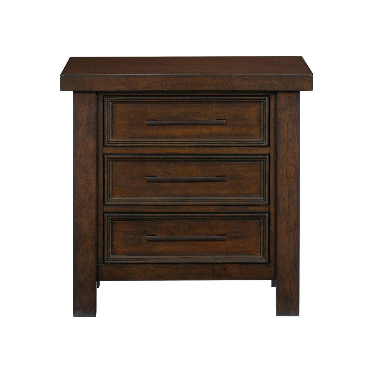 Homelegance - Logandale Night Stand In Brown - 1559-N - ATL FURNITURE