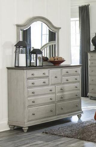 Homelegance - Mossbrook Dresser And Mirror In Light Gray - 1568-Dm - ATL FURNITURE