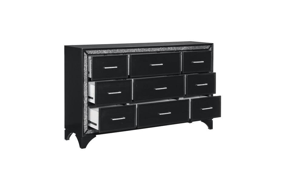 Homelegance - Salon Dresser In Pearl Black Metallic - 1572Bk-D - ATL FURNITURE