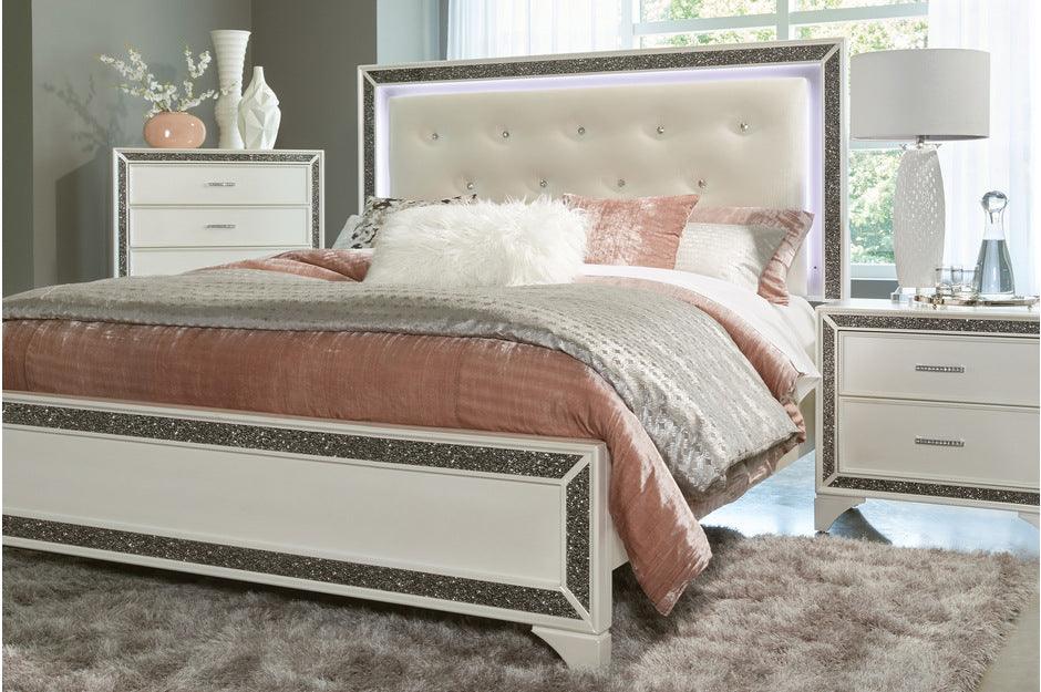 Homelegance - Salon 3 Piece Queen Bedroom Set - 1572W-Q-3Set - ATL FURNITURE