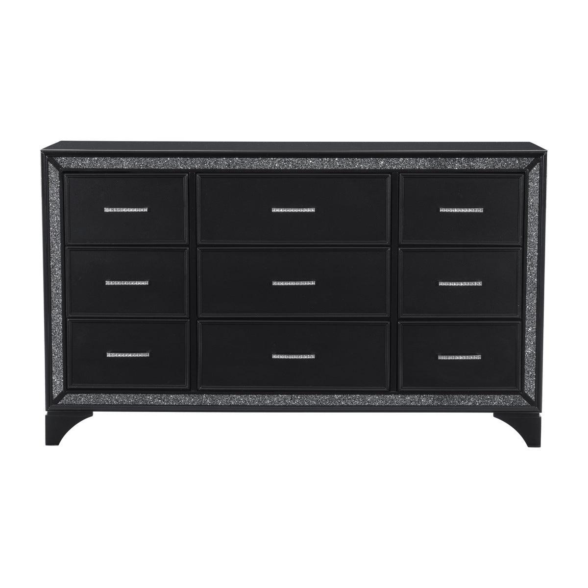 Homelegance - Salon Dresser In Pearl Black Metallic - 1572Bk-D - ATL FURNITURE