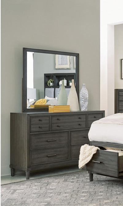 Homelegance - Wittenberry Dresser With Mirror In Gray - 1573-Dm - ATL FURNITURE