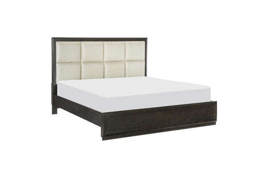 Homelegance - Hodgin Queen Platform Bed In Dark Charcoal - 1575-1 - ATL FURNITURE