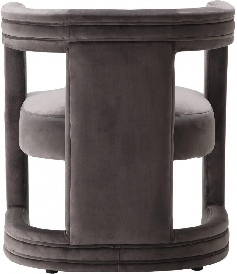 Blair Velvet Dining-Accent Chair In Grey - 530Grey - ATL FURNITURE