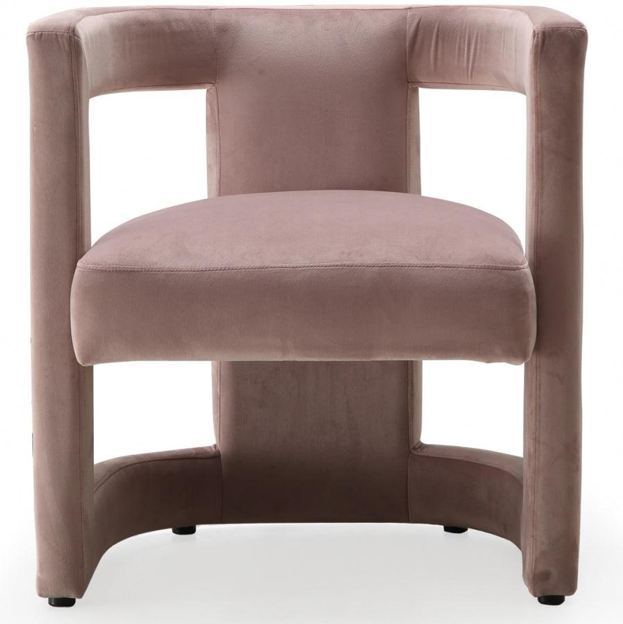 Blair Velvet Dining-Accent Chair In Pink - 530Pink - ATL FURNITURE