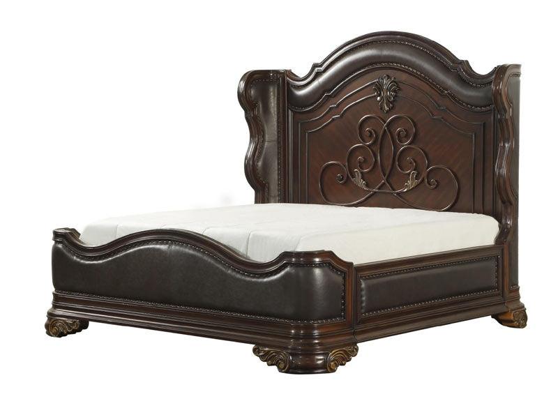 Homelegance - Royal Highlands Eastern King Bed In Rich Cherry - 1603K-1Ek - ATL FURNITURE