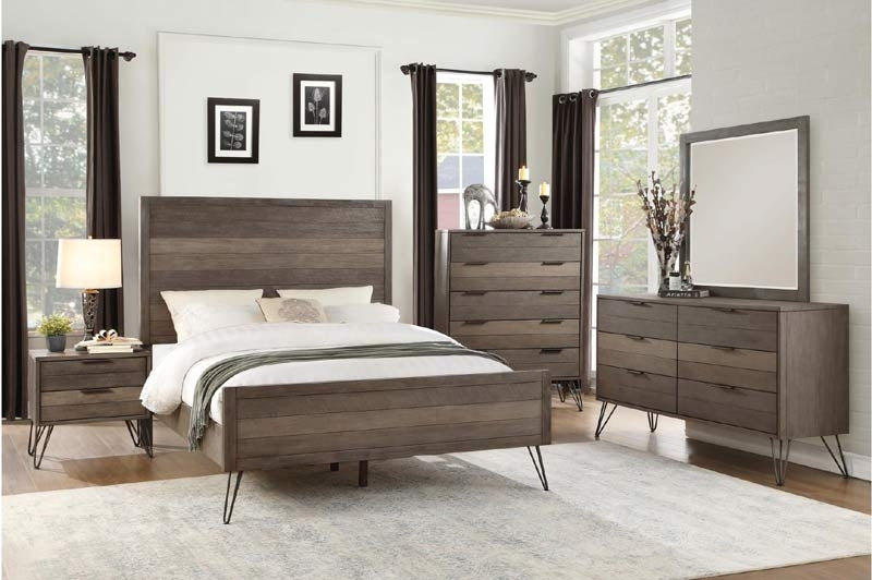 Homelegance - The Urbanite 5 Piece Eastern King Bedroom Set - 1604K-1Ek-9 - ATL FURNITURE