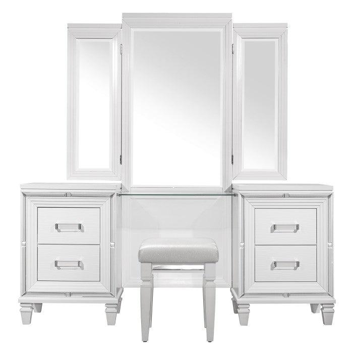 Homelegance - Tamsin Vanity Dresser With Mirror Set In White - 1616W-15* - ATL FURNITURE