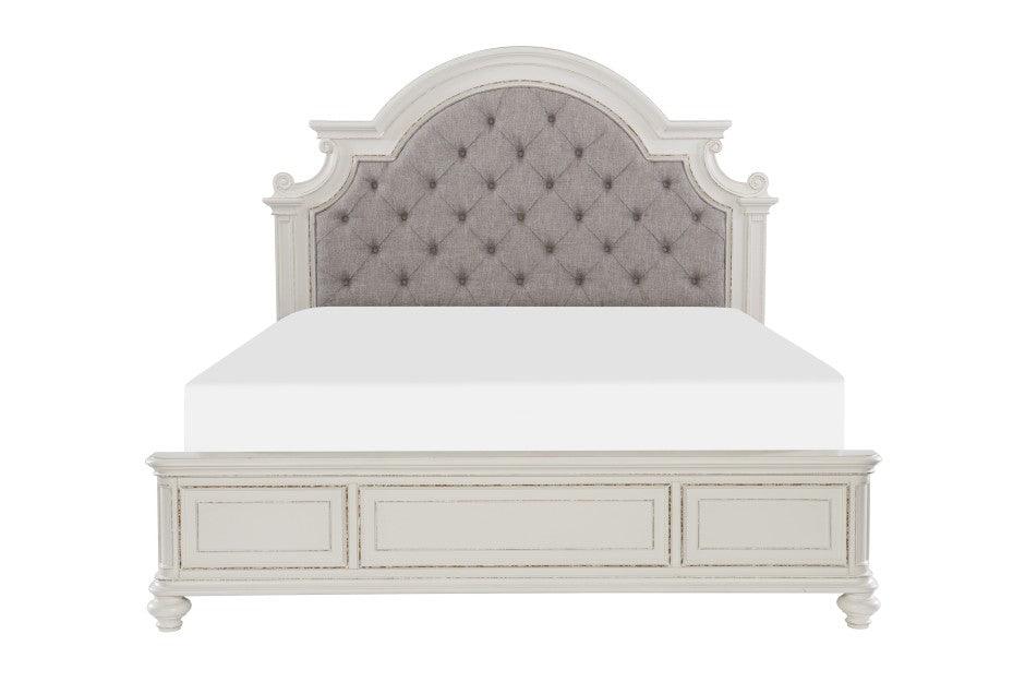 Baylesford Eastern King Bed In Antique White - 1624Kw-1Ek* - ATL FURNITURE