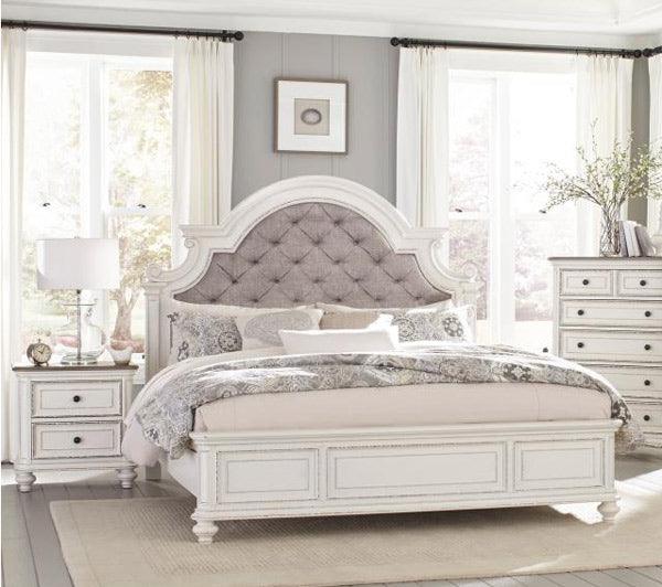 Homelegance - Baylesford 3 Piece Eastern King Bedroom Set In Antique White - 1624Kw-1Ek-3Set - ATL FURNITURE