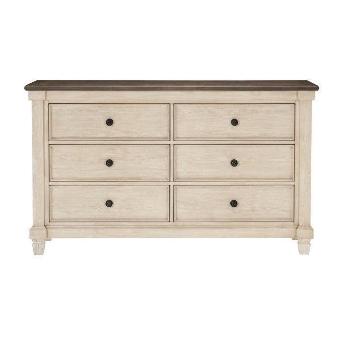 Homelegance - Weaver Dresser In Antique White - 1626-5 - ATL FURNITURE