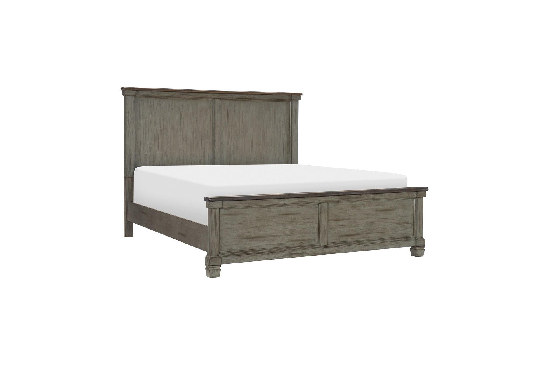 Homelegance - Weaver Eastern King Bed In Antique Gray - 1626Gyk-1Ek* - ATL FURNITURE