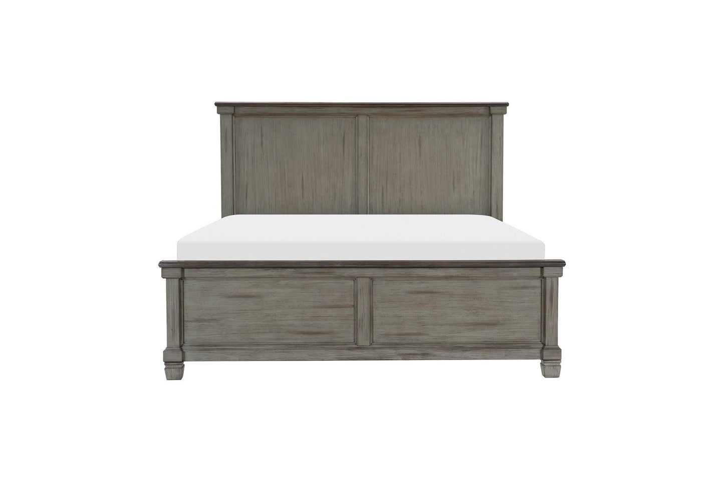 Homelegance - Weaver 5 Piece Queen Bedroom Set In Antique Gray - 1626Gy-1-5Set