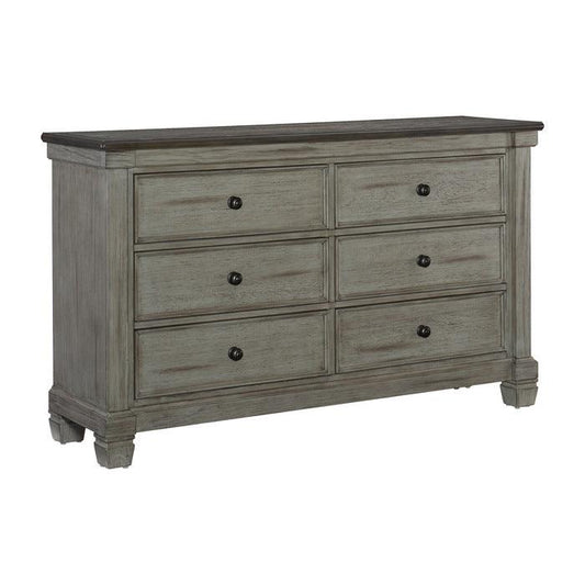 Homelegance - Weaver Dresser In Antique Gray - 1626Gy-5 - ATL FURNITURE