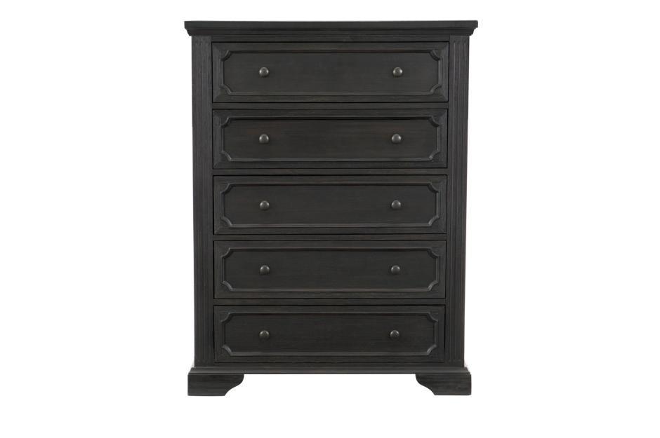 Homelegance - Bolingbrook Chest In Wire-Brushed Charcoal - 1647-9 - ATL FURNITURE