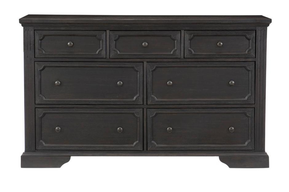 Homelegance - Bolingbrook Dresser In Wire-Brushed Charcoal - 1647-5 - ATL FURNITURE